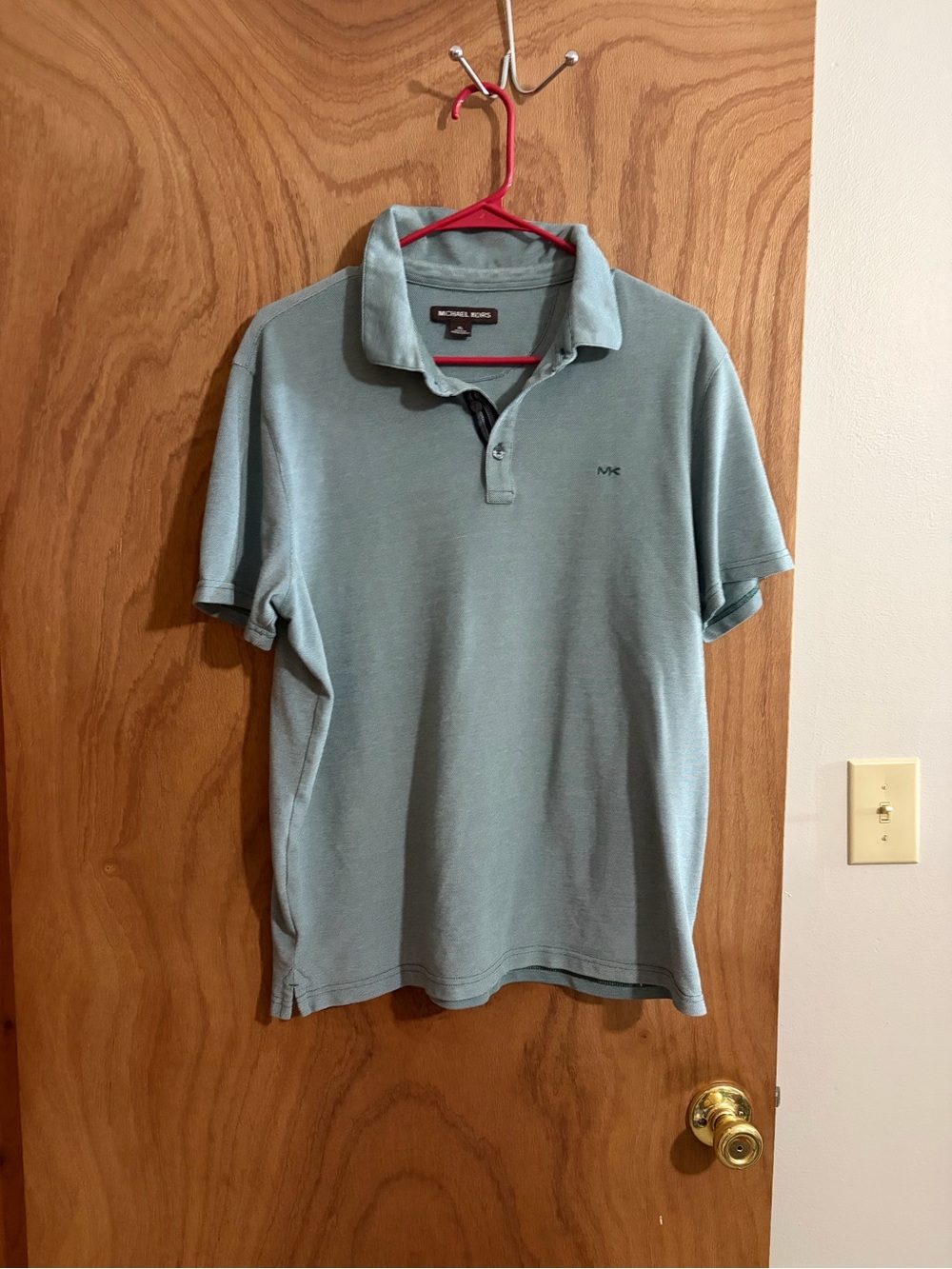 Michael Kors Men's Polo Light Green XL